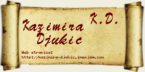 Kazimira Đukić vizit kartica